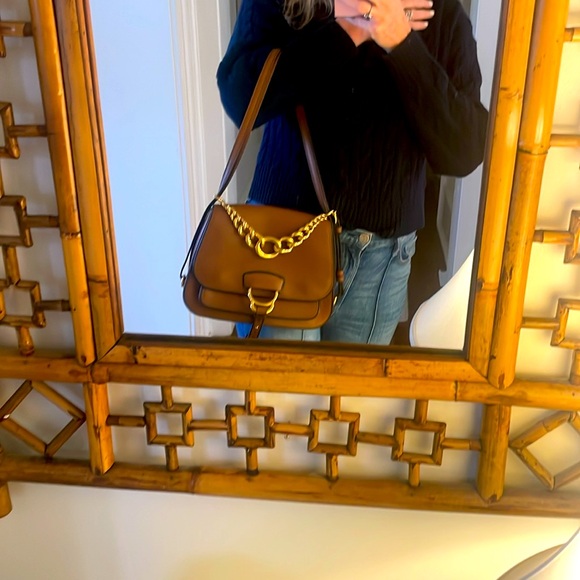 EUC Miu Miu calfakin saddle bag brown - Picture 12 of 13